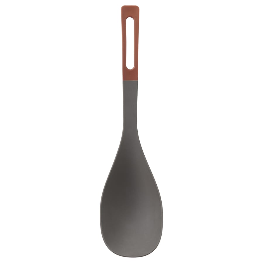 KNORRHANE sügav kokalusikas, tumehall-pruun/punakaspruun, 31 cm