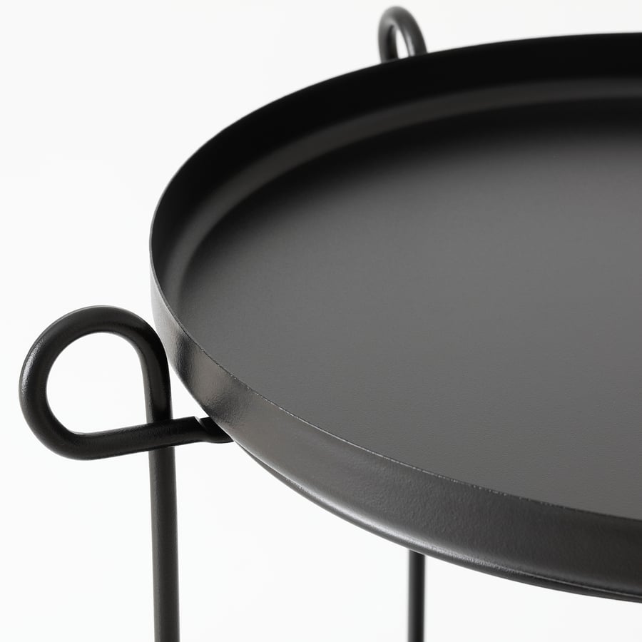 LIVELYCKE kandiklaud, 50 cm, must