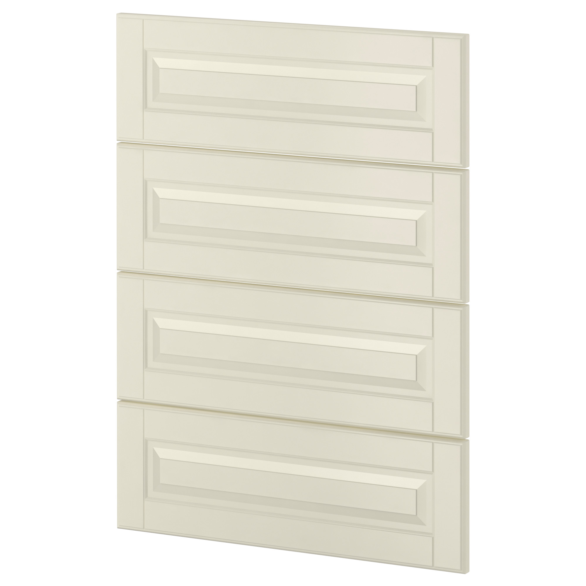 METOD virtuves skapis, off-white, 4 panļi, taisnstūra ar slīpām malām.