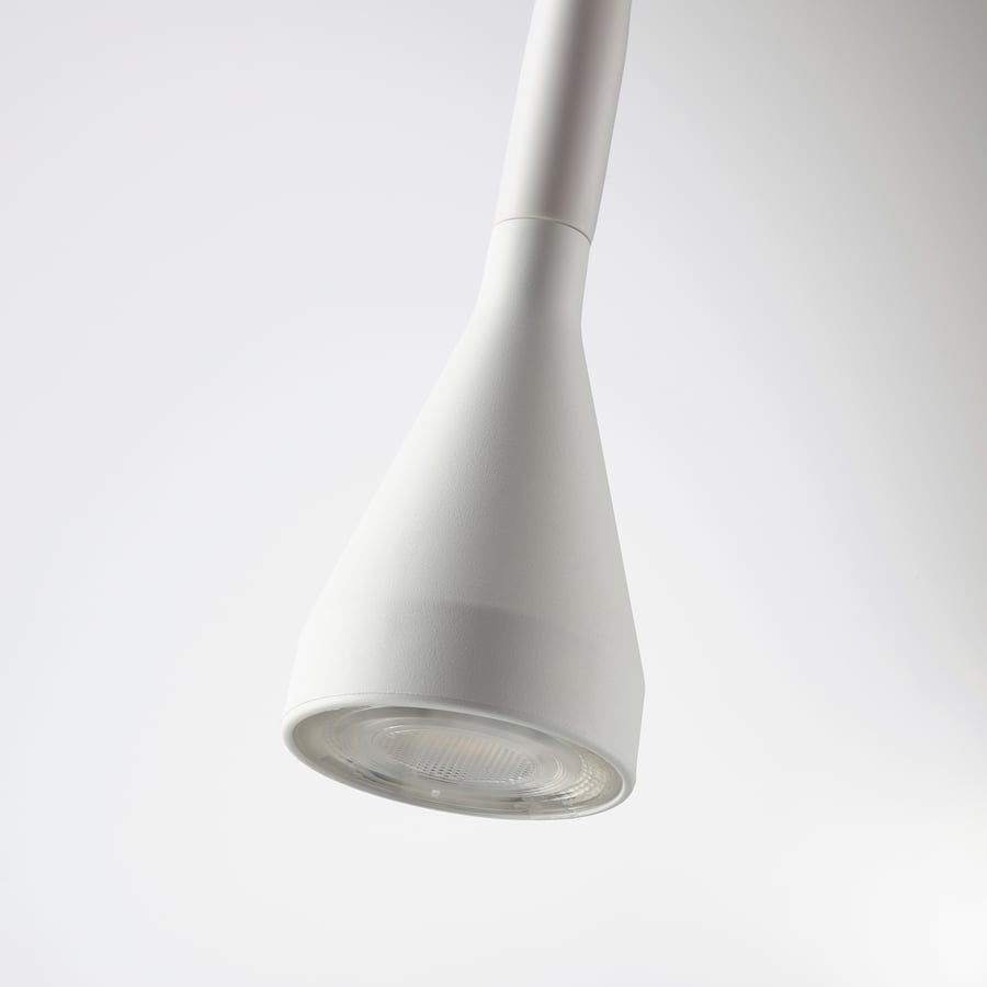 NÄVLINGE LED seina-/klamberlamp, valge