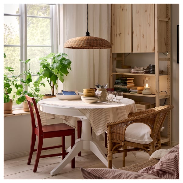 NARRKOLV Iekaramā griestu lampa, rotangpalma, 56 cm