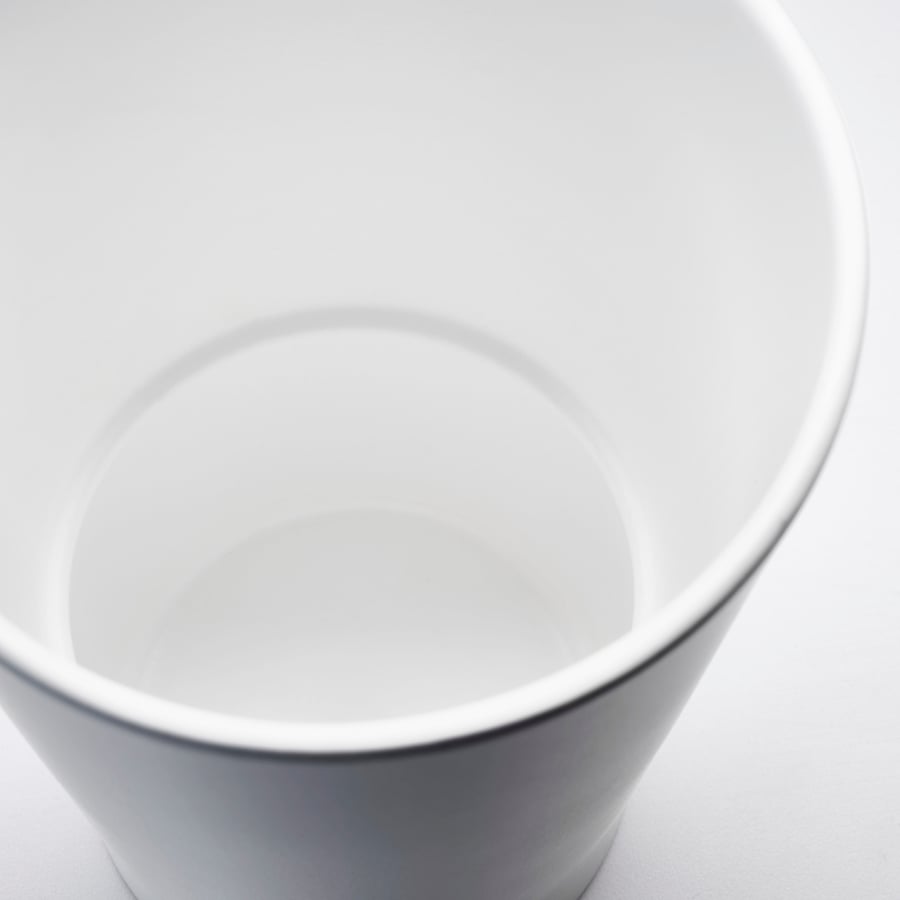 PAPAJA, puķupods 19 cm baltā krāsā