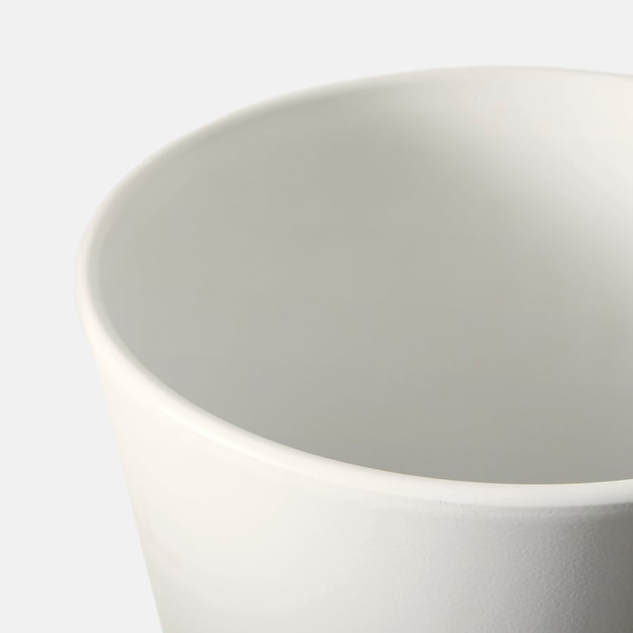 PAPAJA, puķupods 19 cm baltā krāsā