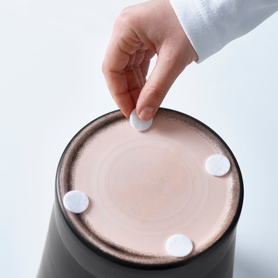 PAPAJA, puķupods 19 cm baltā krāsā