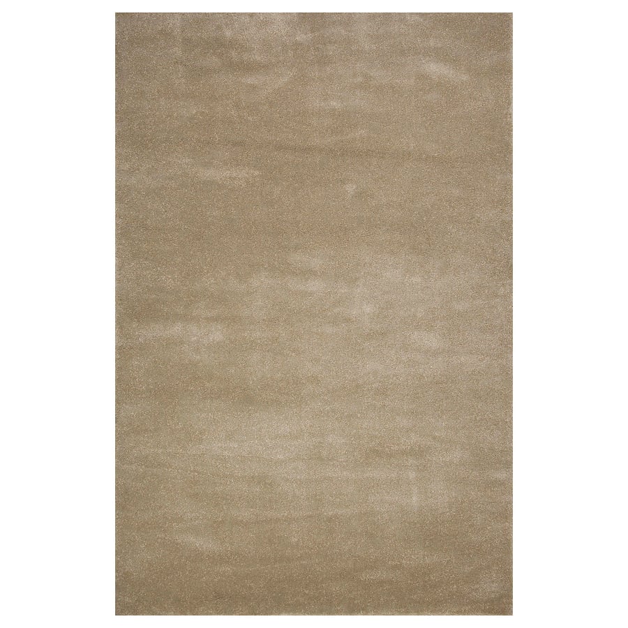 STOENSE paklājs ar īsām plūksnām, smilškrāsā, 133x195 cm