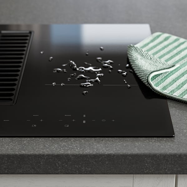 TÄCKNAN Ind.pl./ieb. tv.nosūc., IKEA 300 melnā krāsā, 60 cm