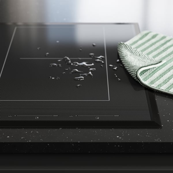 TÄCKNAN Ind.pl./ieb. tv.nosūc., IKEA 500 melnā krāsā, 83 cm