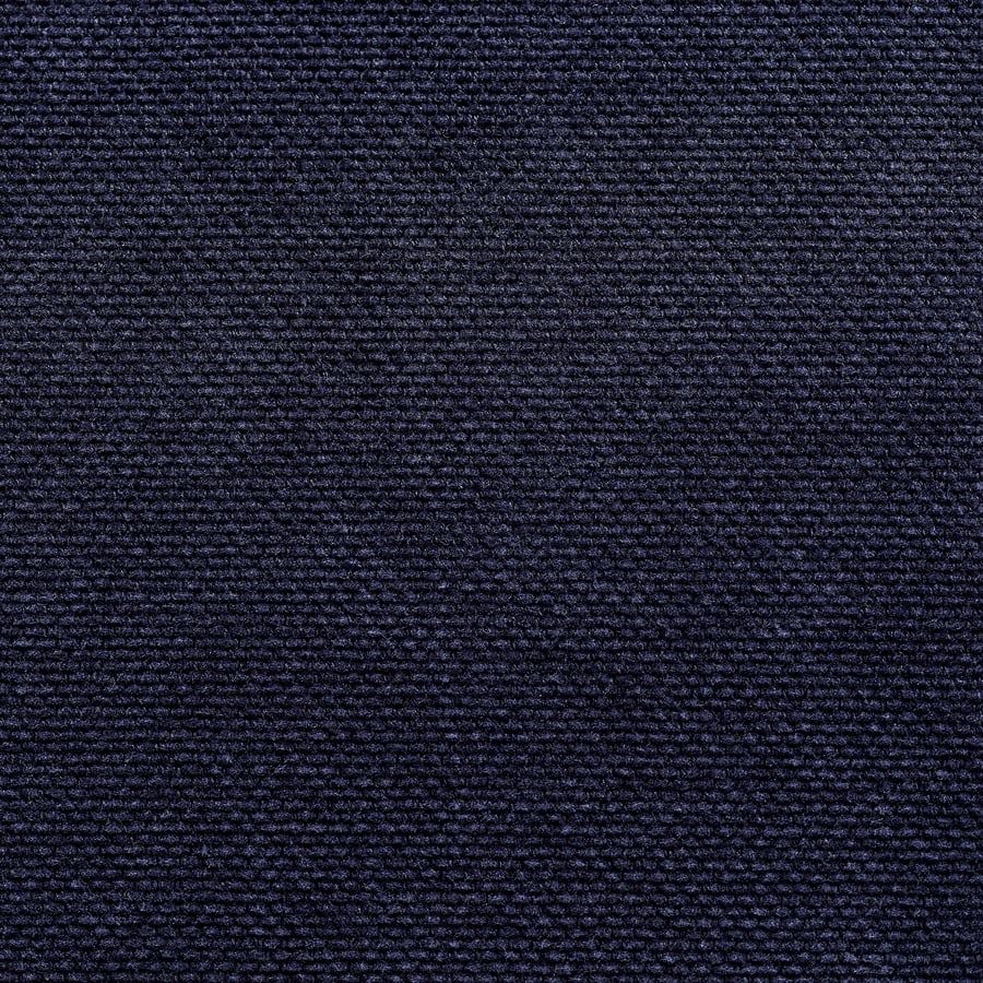 TUFJORD Polsterēts gultas rāmis, Tallmyra melni zilā krāsā/Luröy, 140x200 cm