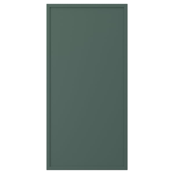 ASPUDDEN Декоративная накладная панель, темный серо-зеленый, 39x80 см