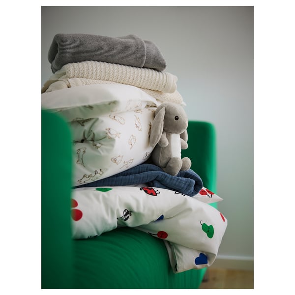 DVÄRGHARE Мягкая игрушка, зайчик/бежевый, 21 см