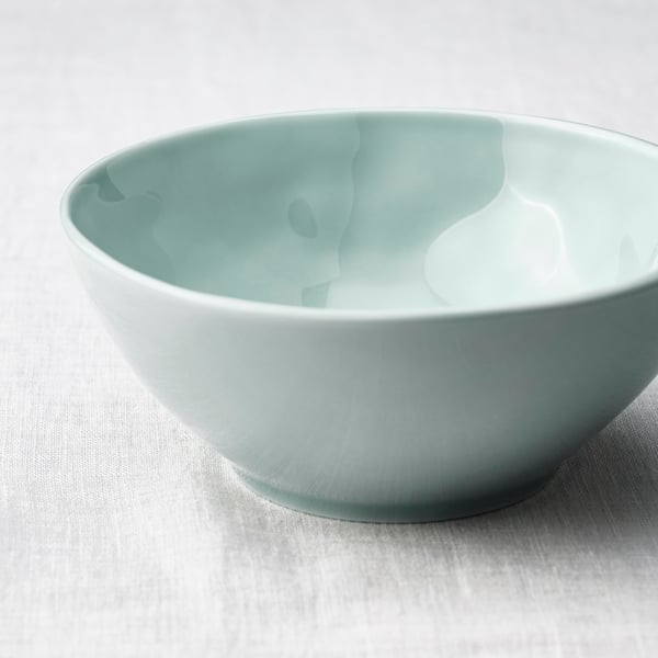 FORELLTETRA Миска, бирюзовый/серый, 15 см