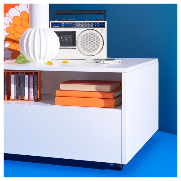 GARNANÄS ГАРНАНЭС Журнальный стол, белый, 65x65 см