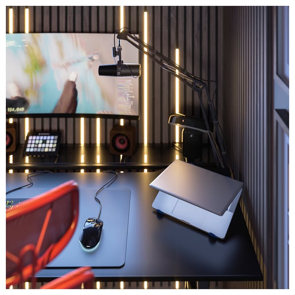 LÅNESPELARE Подставка для ноутбука, складной/синий