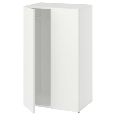 LASTARE Гардероб, комбинация, белый, 60x42x100 см