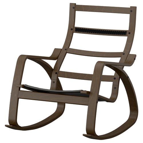 POÄNG Каркас кресла-качалки, под грецкий орех