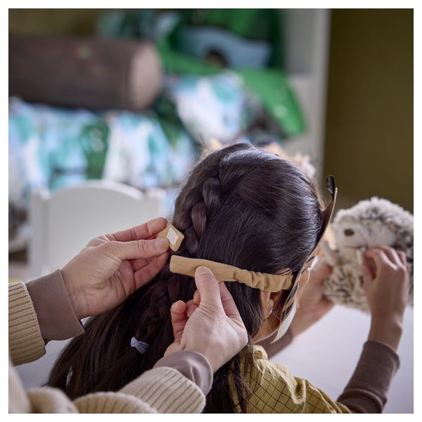 SKOGSDUVA Маска, 2 шт., барсук/рысь разноцветный