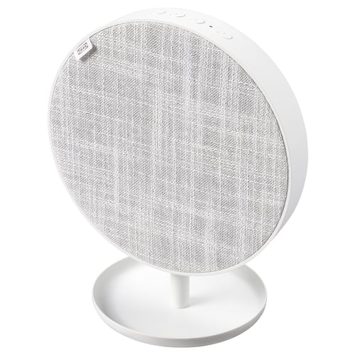 SOLSKYDD Портативный динамик bluetooth, белый, 19 см