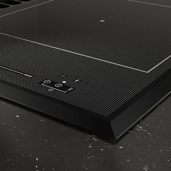 TÄCKNAN Индукционная панель/вытяжка, IKEA 500 чёрный, 60 см