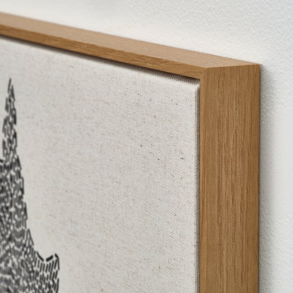 BLODFLÄDER صورة, أوراق سوداء, 40x50 سم