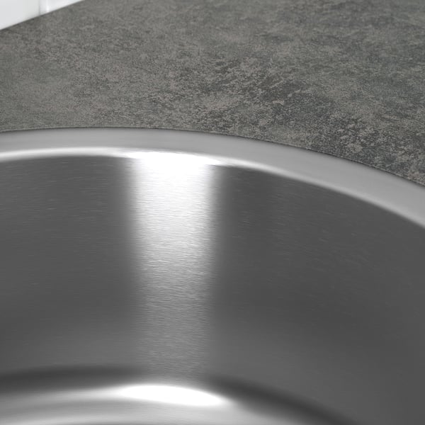 BOHOLMEN حوض مفرد, ستينلس ستيل, 45 سم