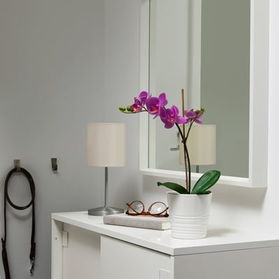 FEJKA نبات صناعي في آنية, أوركيد بنفسجي, 9 سم