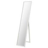 FLAKNAN مرآة أرضية, أبيض, ‎30x150 سم‏