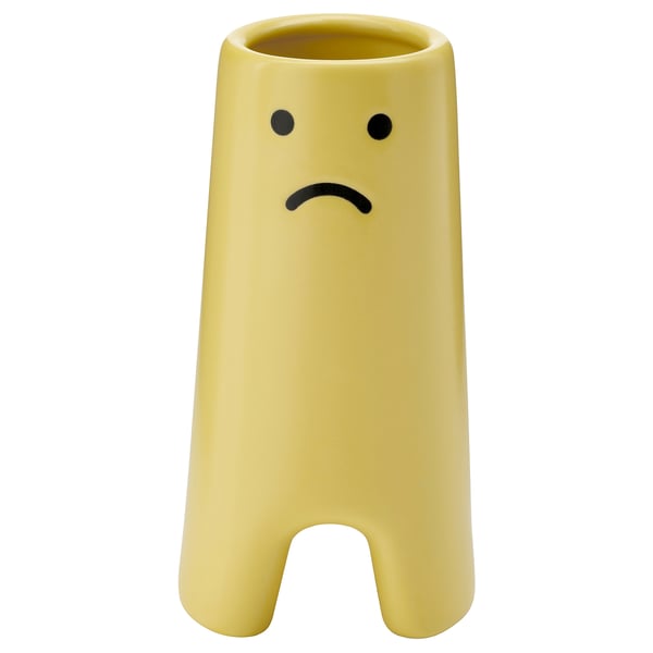 FRÖVÄXT مزهرية, أصفر, 14 سم