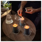 FRUKTSKOG قالب شمع معطر, نجيل الهند والغرنوقي/فيروزي-أسود, 30 س