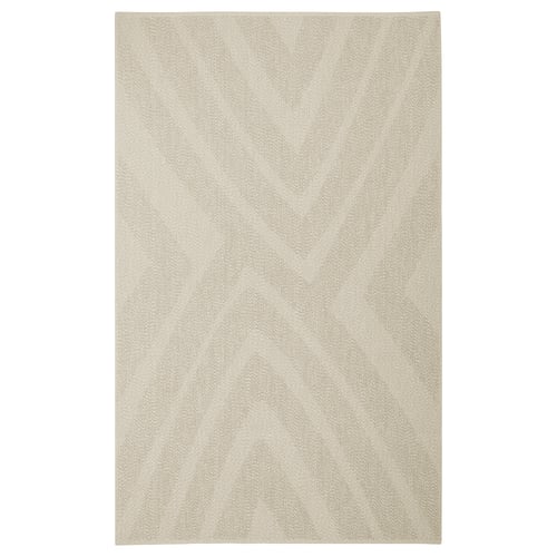 FULLMAKT سجادة بغزل مسطّح، داخلي/خارجي, بيج/خليط, 200x300 سم