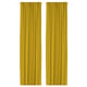 GINSTMOTT زوج ستائر, أصفر/مع شريط ستارة, ‎145x300 سم‏