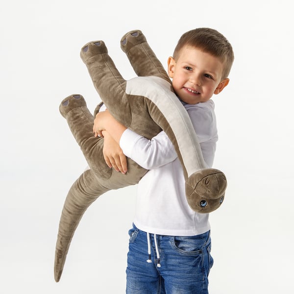 JÄTTELIK دمى طرية, ديناصور/ديناصور/برونتوصور, 90 سم