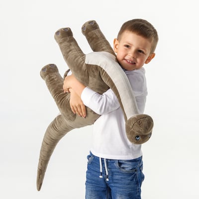 JÄTTELIK دمى طرية, ديناصور/ديناصور/برونتوصور, 90 سم