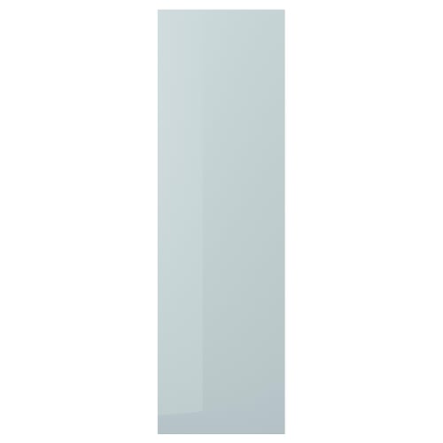 KALLARP باب, لامع رمادي فاتح-أزرق, 60x200 سم