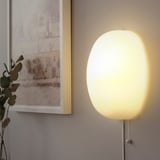 KALLBLIXT مصباح حائط, أبيض زجاج