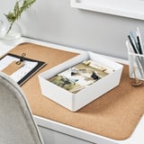 KUGGIS صندوق, أبيض, ‎18x26x8 سم‏