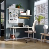 LAGKAPTEN / TILLSLAG مكتب, أبيض, ‎140x60 سم‏