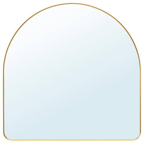 LINDBYN مرآة, لون ذهبي, 80x80 سم