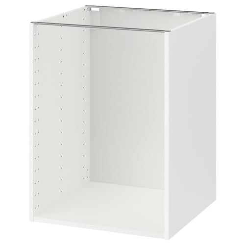 METOD خزانة قاعدة, أبيض, 60x60x80 سم