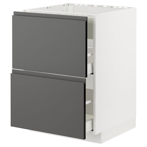 METOD / MAXIMERA خزانة قاعدة لموقد/شفاط مدمج مع درج