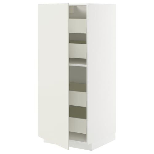 METOD / MAXIMERA خزانة عالية بأدراج