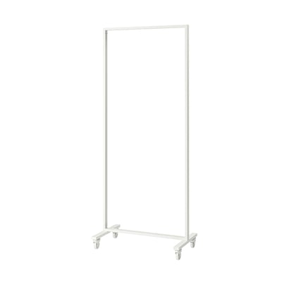 MITTZON إطار بعجلات, أبيض, ‎85x205x50 سم‏