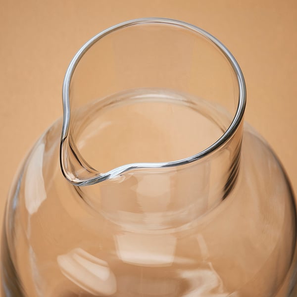 RÖDGASELL أبريق, زجاج شفاف, 1.2 ل