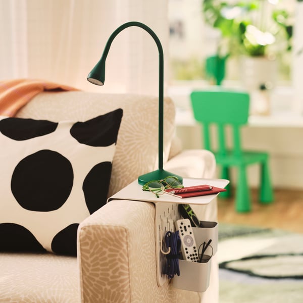 SALTSJÖBADEN كنبة بمقعدين, Vittangi بيج فاتح/أبيض