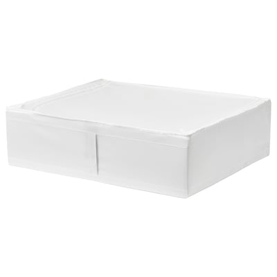 SKUBB صندوق تخزين, أبيض, ‎65x53x19 سم‏