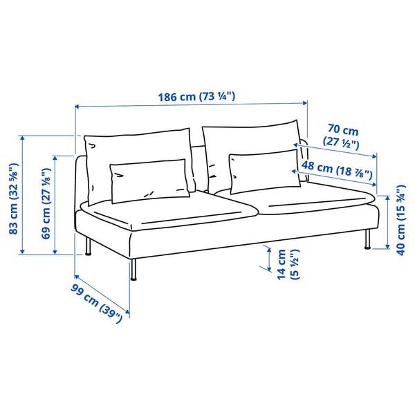 SÖDERHAMN قسم 3 مقاعد, Gunnared بيج