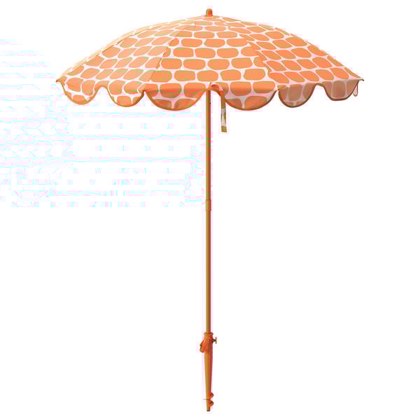 STRANDÖN مظلة, برتقالي ساطع, 140 سم