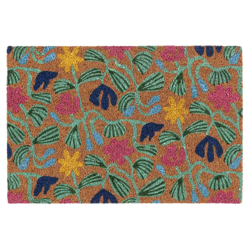 VÄGKURVA دعاسة باب، داخلية, متعدد الالوان/نقش زهور, 40x60 سم