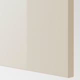 VOXTORP لوح غطاء, لامع بيج فاتح, ‎39x106 سم‏