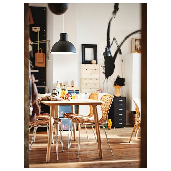 ÄLVSTA Chair, handmade rattan/Sefast white