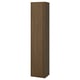 Option: ÄNGSJÖN High cabinet with door, brown oak effect, 40x35x195 cm